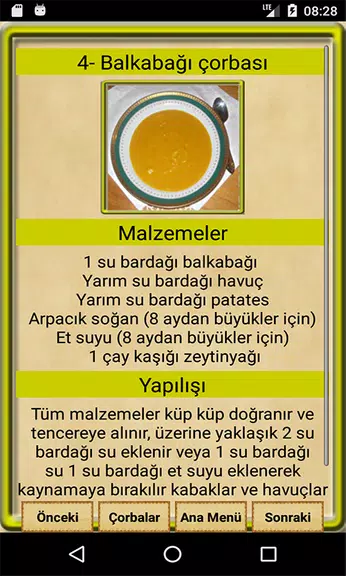 Bebekler İçin Yemek Tarifleri スクリーンショット 3