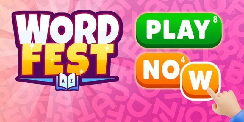 Wordfest with Friends é uma versão rápida e emocionante do formato de jogo de palavras