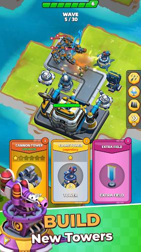 Island Defense TD - Tower War Screenshot 2