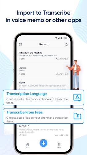 iRecord: Transcribe Voice Note Schermafbeelding 2