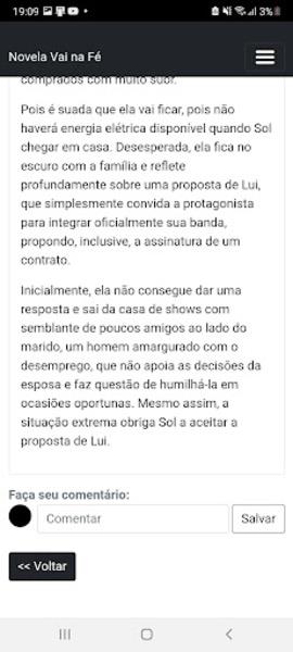 Novela Cara e Coragem ဖန်သားပြင်ဓာတ်ပုံ 4