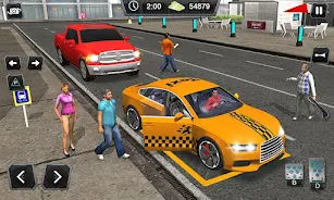 Taxi Driver Cab Car Driving 3D Zrzut ekranu 4