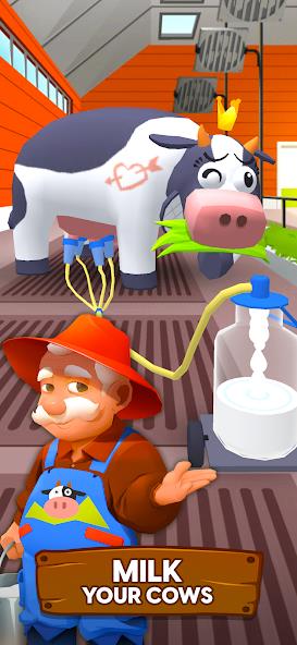 Milk Farm Tycoon Mod Tangkapan skrin 1