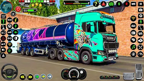 US Oil Tanker Truck Drive Sim Tangkapan skrin 1