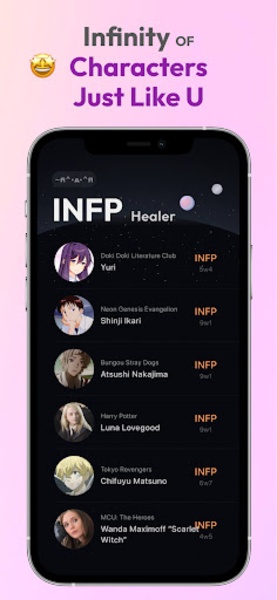 Pdbee: MBTI, Friends, Chat Captura de pantalla 3