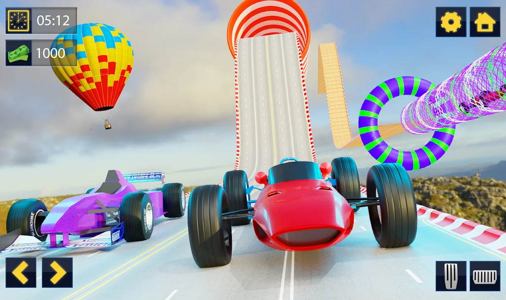 Impossible Formula Car Racing Stunt New Free Games Schermafbeelding 3