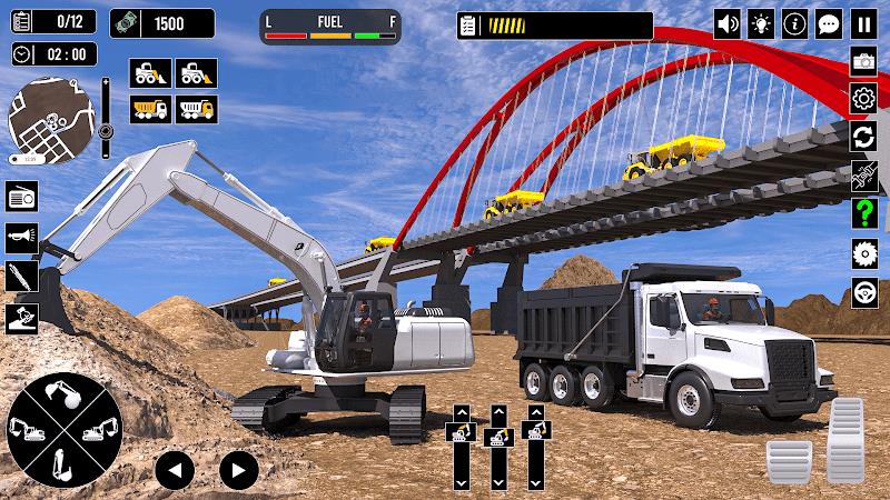 Construction Game: Truck Games Captura de pantalla 1