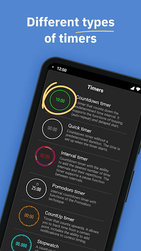 MultiTimer: Multiple timers ဖန်သားပြင်ဓာတ်ပုံ 2