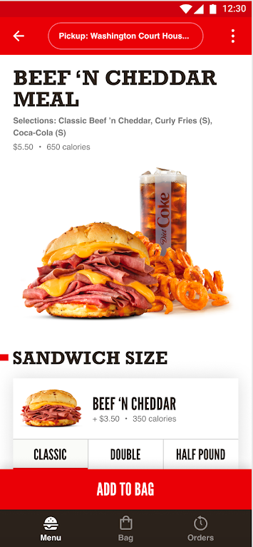 Arby's Fast Food Sandwiches應用截圖第3張