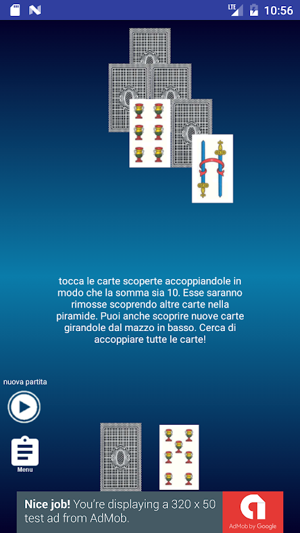 Solitario Piramide Schermafbeelding 2