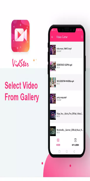 VidSter - Video & Audio Editor Zrzut ekranu 2