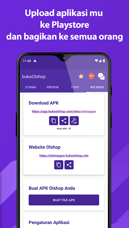 bukaOlshop - Buat App Toko स्क्रीनशॉट 3