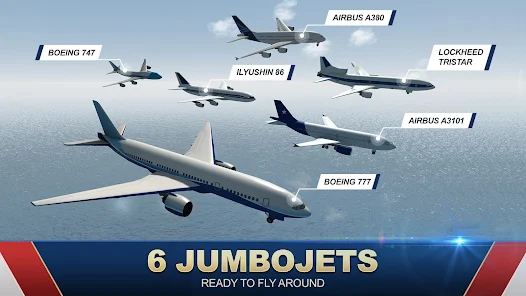 Jumbo Jet Flight Simulator Schermafbeelding 2