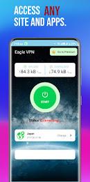 Eagle VPN - Secure VPN Proxy Captura de pantalla 1