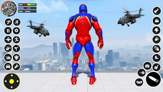 Spider Rescue- Rope Hero games ภาพหน้าจอ 1