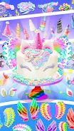 Rainbow Unicorn Cake Captura de tela 3