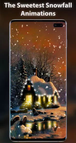 Snow Live Wallpaper Schermafbeelding 1