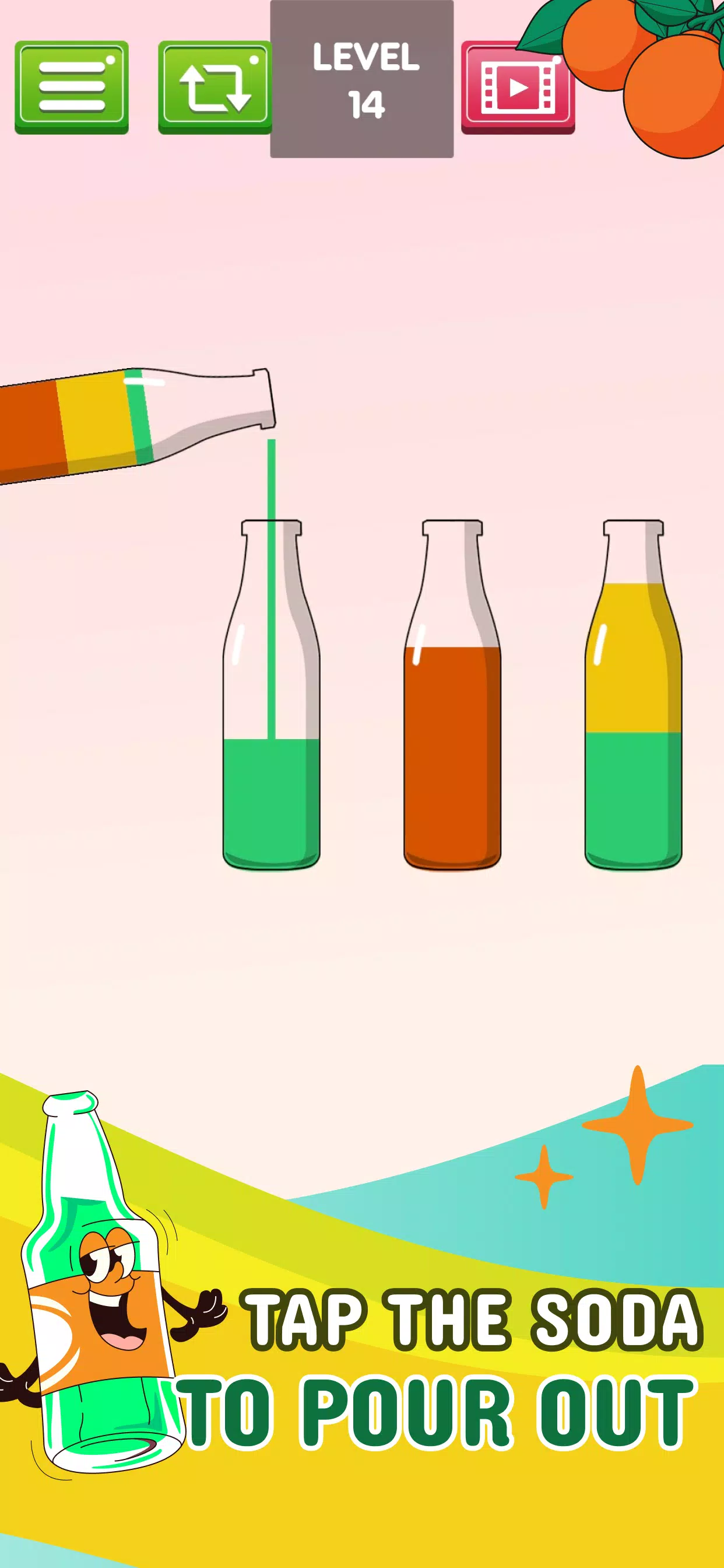 Soda Water Sort Puzzle: Color Captura de pantalla 2