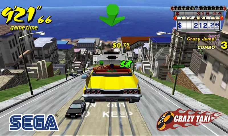 Crazy Taxi Classic Schermafbeelding 1