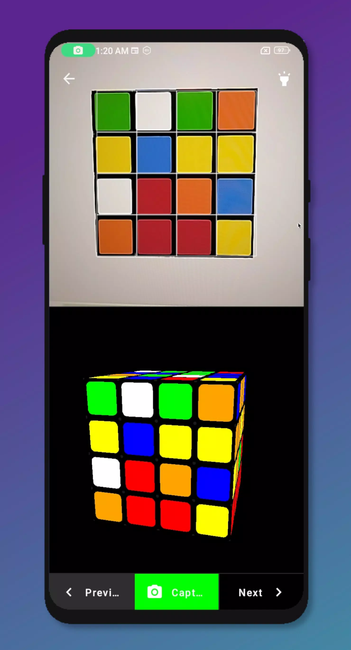 Schermata Rubik's Cube Solver 4x4 2