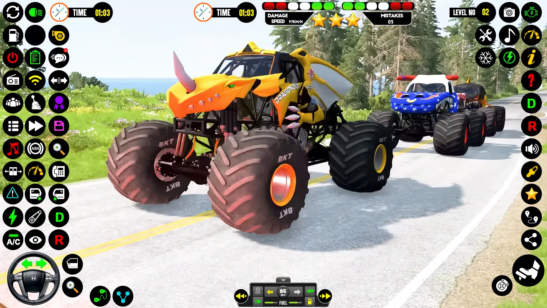 Monster Truck Racing: Truck 3D スクリーンショット 4