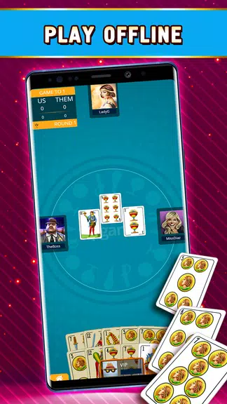 Tute Offline - Card Game应用截图第4张