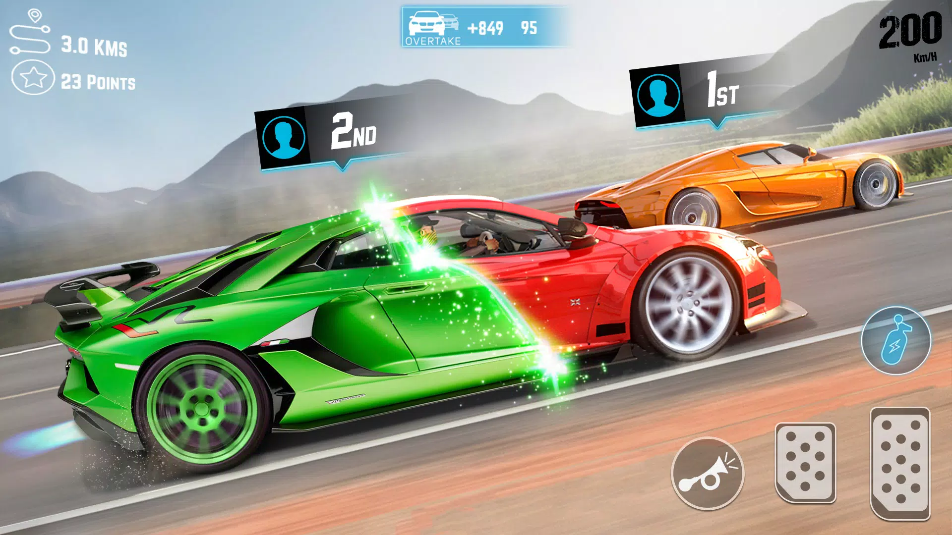 Real Highway Car Racing Game ภาพหน้าจอ 2