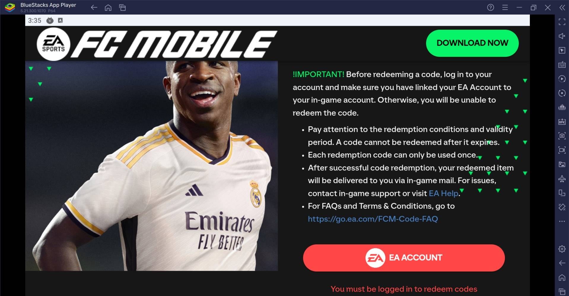 EA SPORTS FC™ Mobile足球游戏-2025年1月所有有效的兑换码