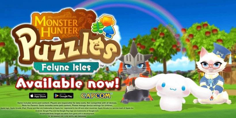 “ Cinnamoroll與Felyne Isles一起參加Monster Hunter Puples和Sanrio合作”