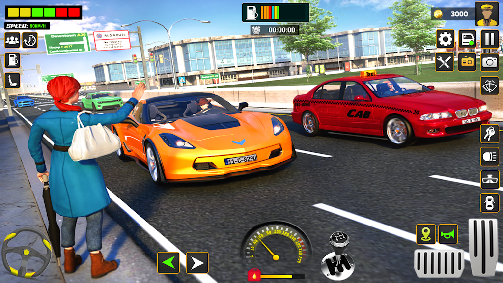 City Cab Driver Car Taxi Games ภาพหน้าจอ 4