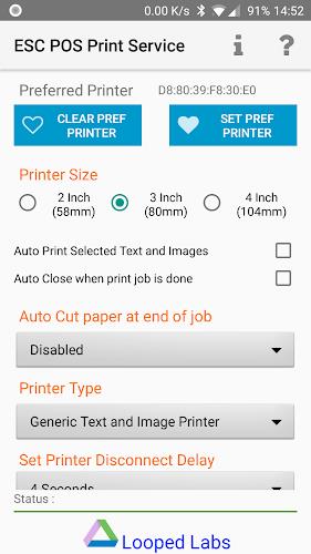 ESCPOS Bluetooth Print Service Captura de pantalla 1