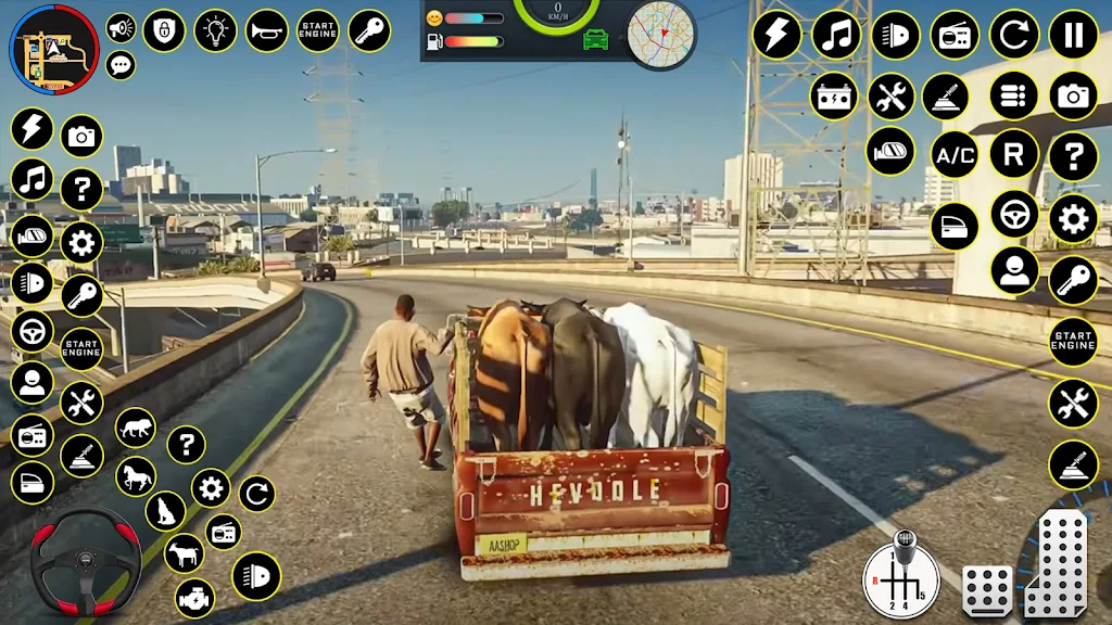 Animal Transport: Truck Games Schermafbeelding 2