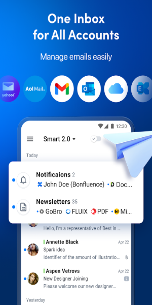 Spark Mail – AI Email Inbox 스크린샷 1