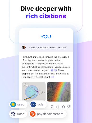 You.com AI Search and Browse Schermafbeelding 4