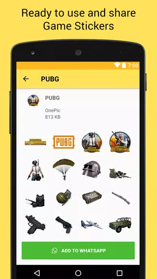 Game Stickers for Whatsapp Captura de tela 4