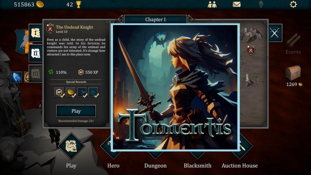 Android เร็วๆ นี้ยินดีต้อนรับ ARPG Tormentis ตัวสร้างดันเจี้ยนสไตล์ Diablo