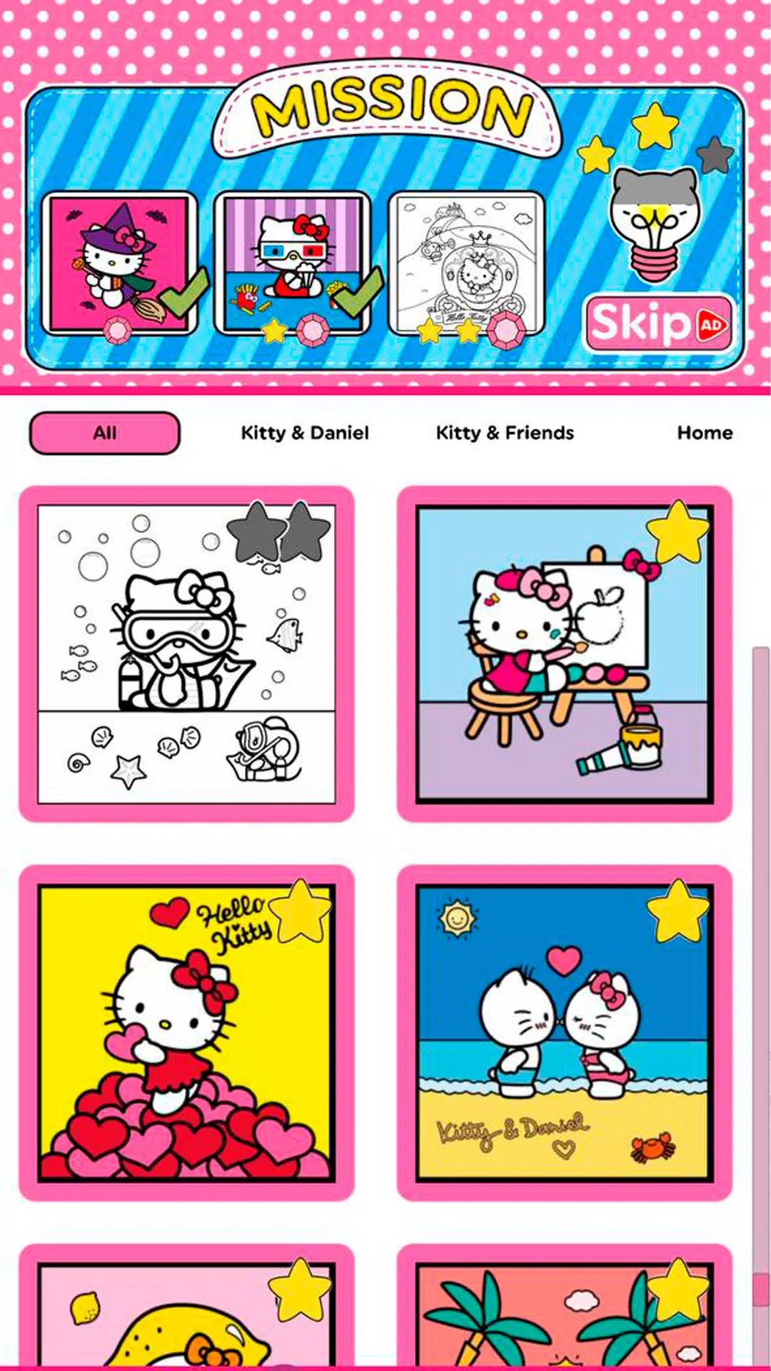 Hello Kitty: Coloring Book ภาพหน้าจอ 2