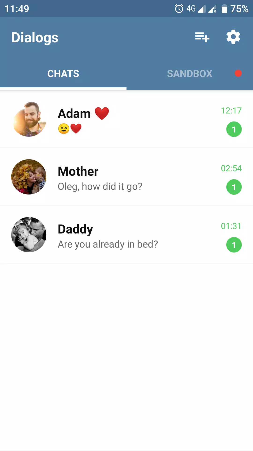 Fake Chat Story Messenger Capture d'écran 1