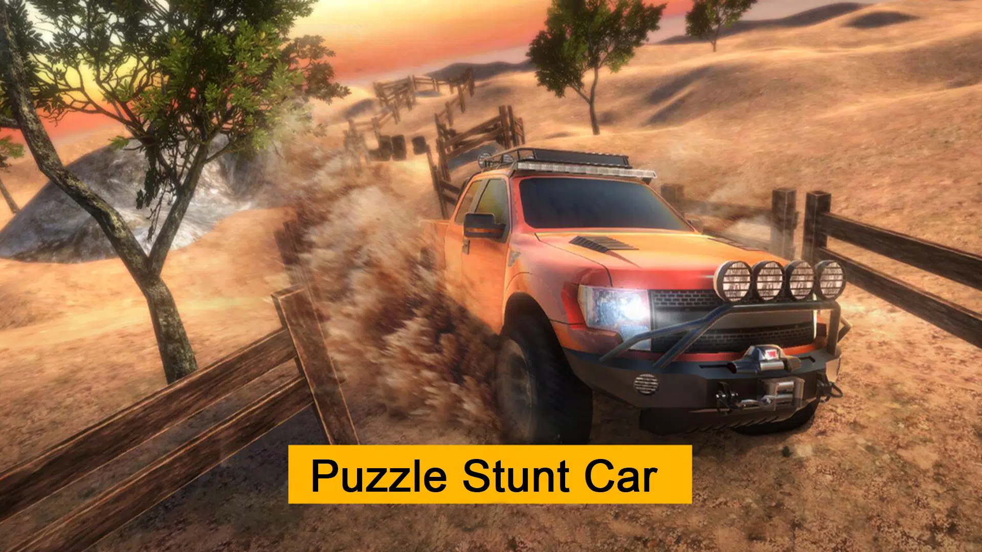 Puzzle Stunt Car Screenshot 1