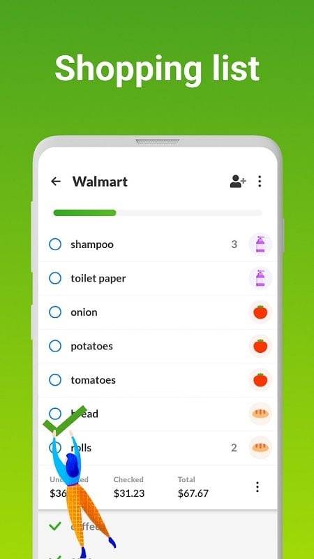 Listonic 計算機能付き 買い物リスト スクリーンショット 2