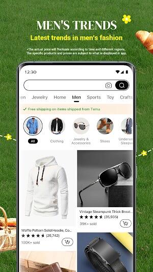 Temu App Screenshot