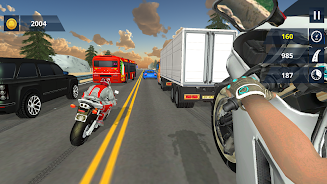 Endless Moto Traffic Racer 3D Tangkapan skrin 4