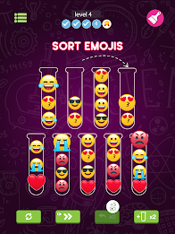 Emoji Sort: Sorting Games Schermafbeelding 1