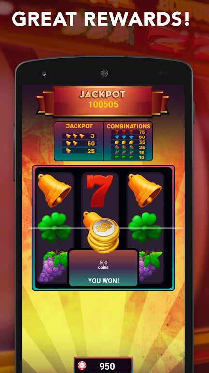 SEVEN! Slots Schermafbeelding 2