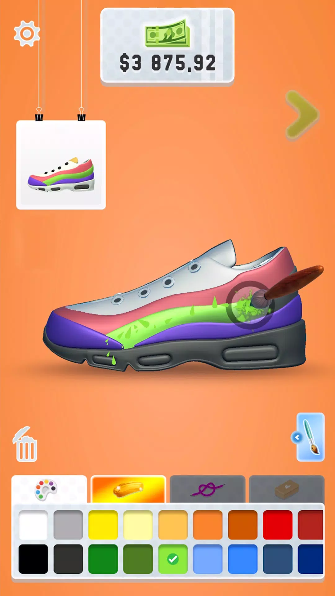 Sneaker Art! - Coloring Games Скриншот 3