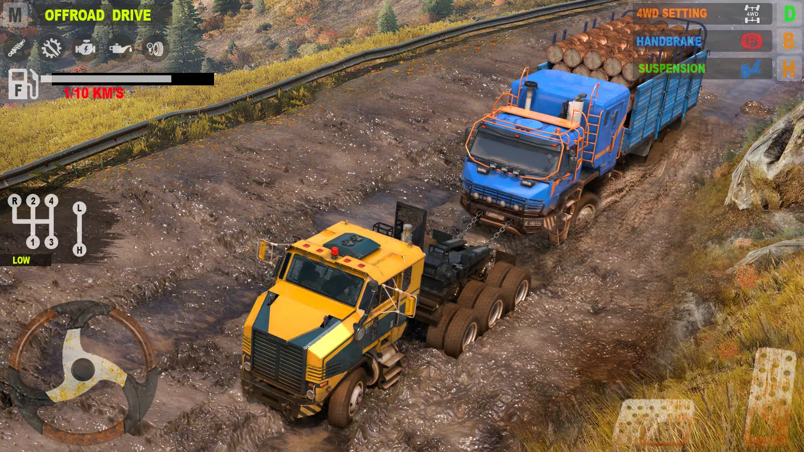 Offroad Mudrunner Games 3D スクリーンショット 1