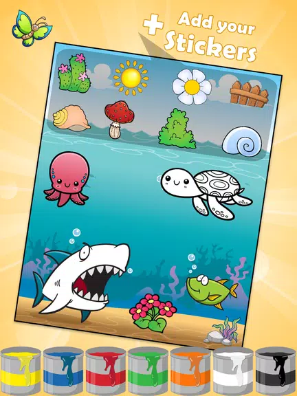 Coloring Games: Color Animals Captura de tela 4