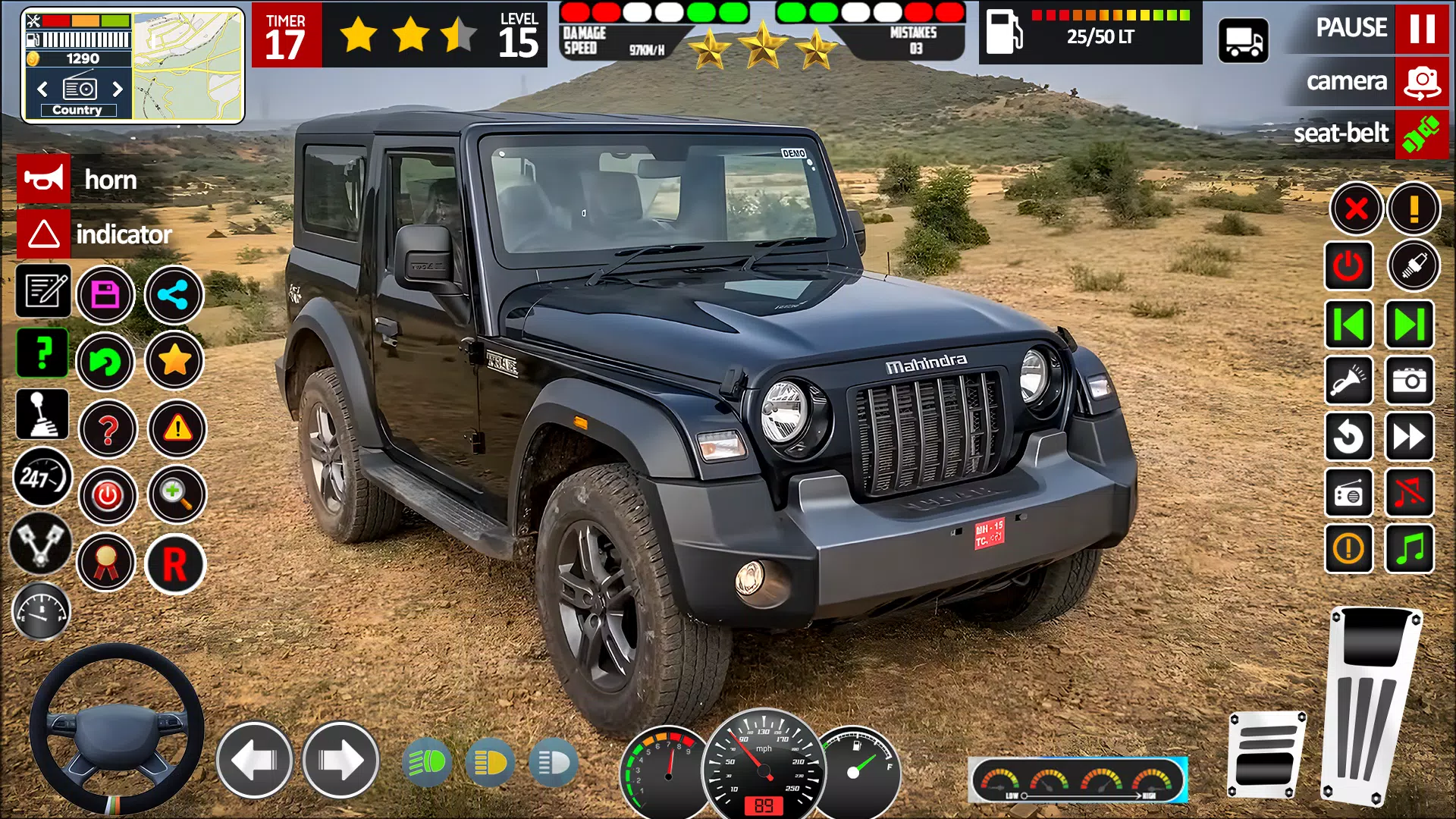 Jeep Driving Game 3d Simulator Captura de tela 4