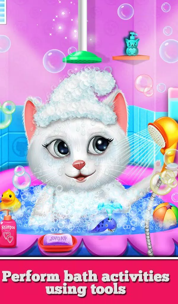 Kitty Nail Salon Daycare Cute Скриншот 2