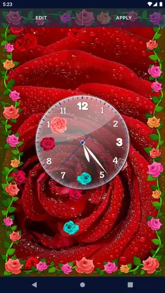 Red Rose 4K Live Wallpaper Schermafbeelding 3